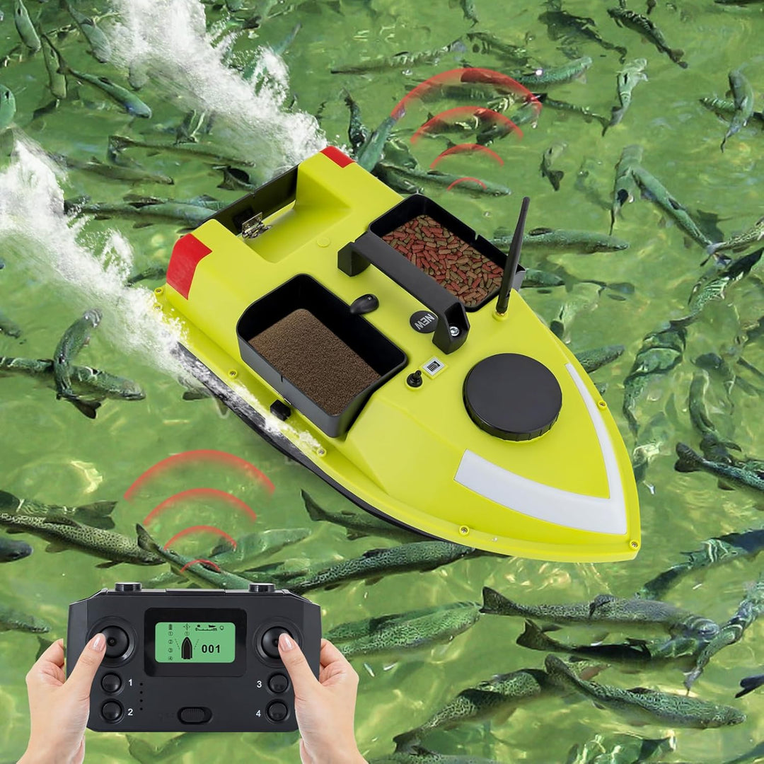 600M GPS Köderboot,GPS Köderboot,Karpfenangeln Fischfinder Boot,Akustischer Tiefenfinder LCD Fischfi
