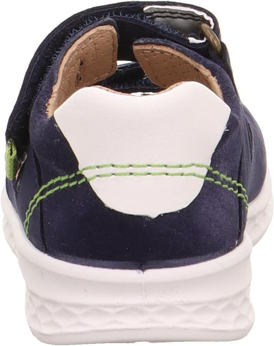 Superfit Baby Jungen Lagoon Sandale Knöchelriemen, 19 EU Weit Blau Hellgr&#xFC;n 8020