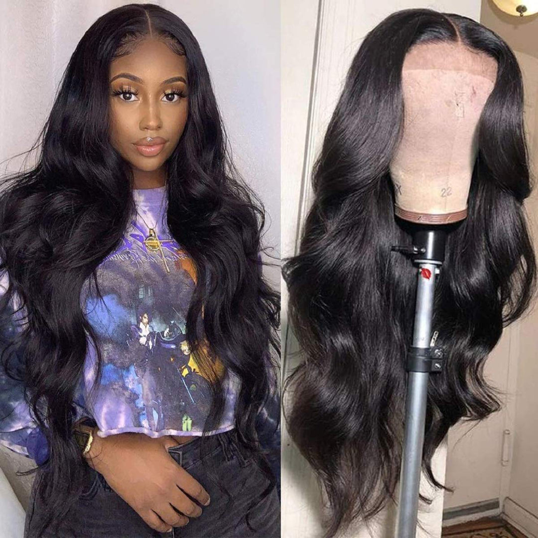 Echthaar Perücke 5x5 Mensch Haar Perücke Body Wave Brazilian Remy Haar Pre Plucked Natural Haarline