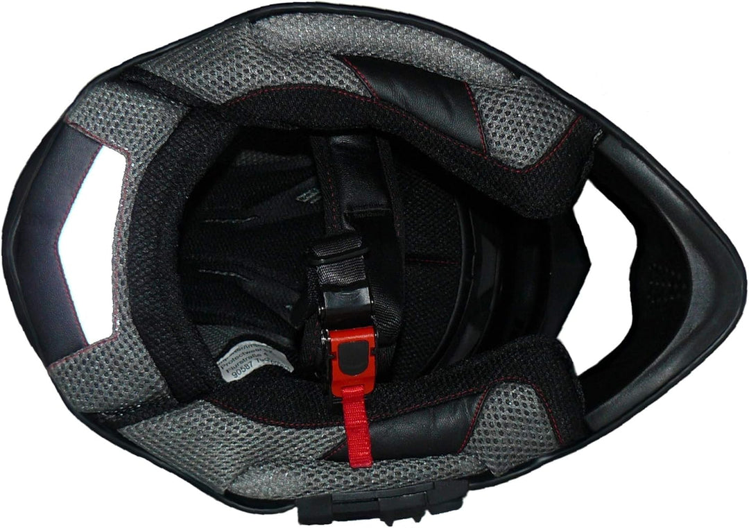 protectWEAR Crosshelm Endurohelm Motorradhelm mit integrierter Sonnenblende und Visier V331-SM-XL, S