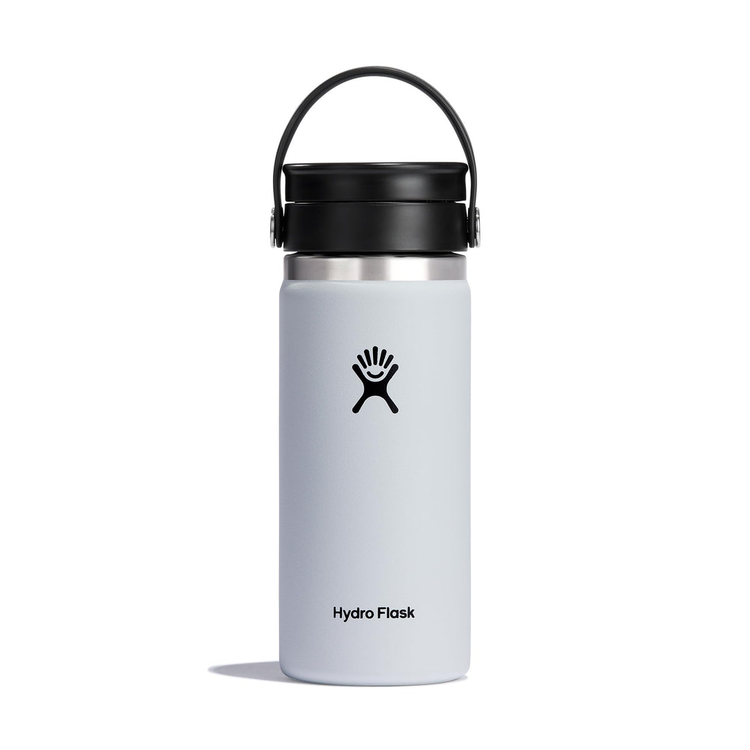 HYDRO FLASK - Reise-Thermos 473ml (16 oz) - Vakuumisolierter Edelstahl-Thermos - Auslaufsicher Flex-