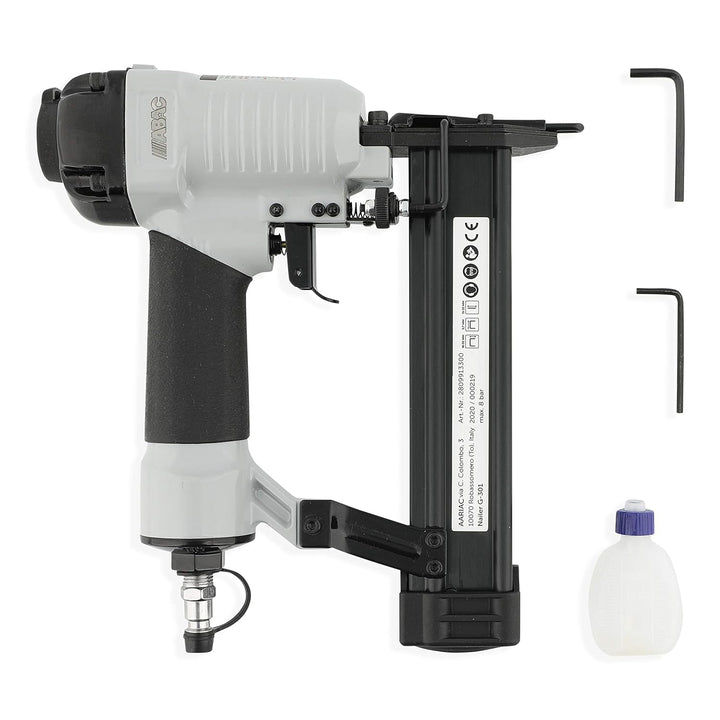 ABAC Kombi-Nagler G-301 - Kunststoffkoffer mit Zubehör (Sechskantschlüssel 3 und 4 mm + Plastikflasc