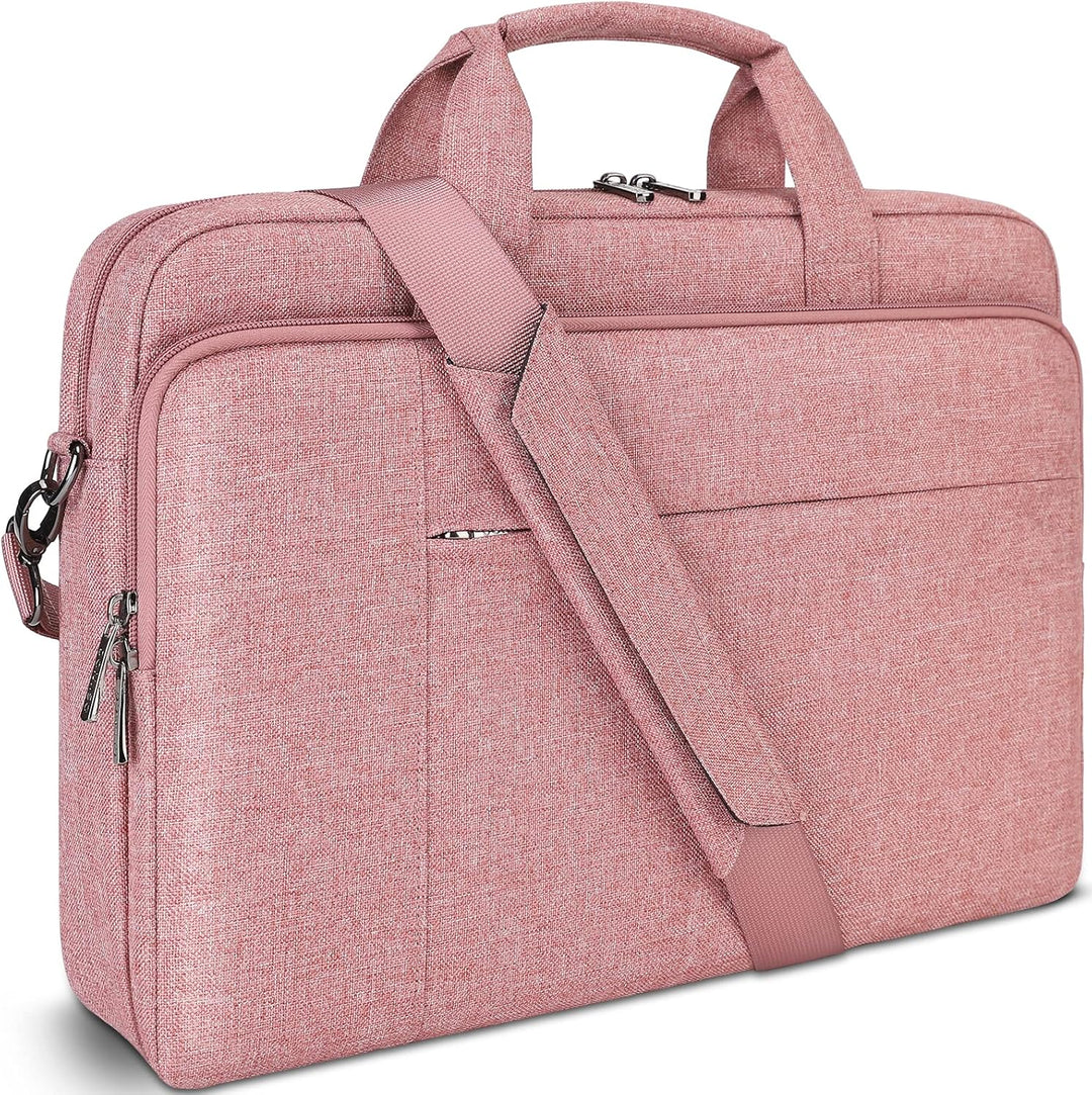 DOMISO 17 Zoll Laptop Tasche Aktentasche Schultertasche Business Wasserdicht Notebooktasche für 17-1
