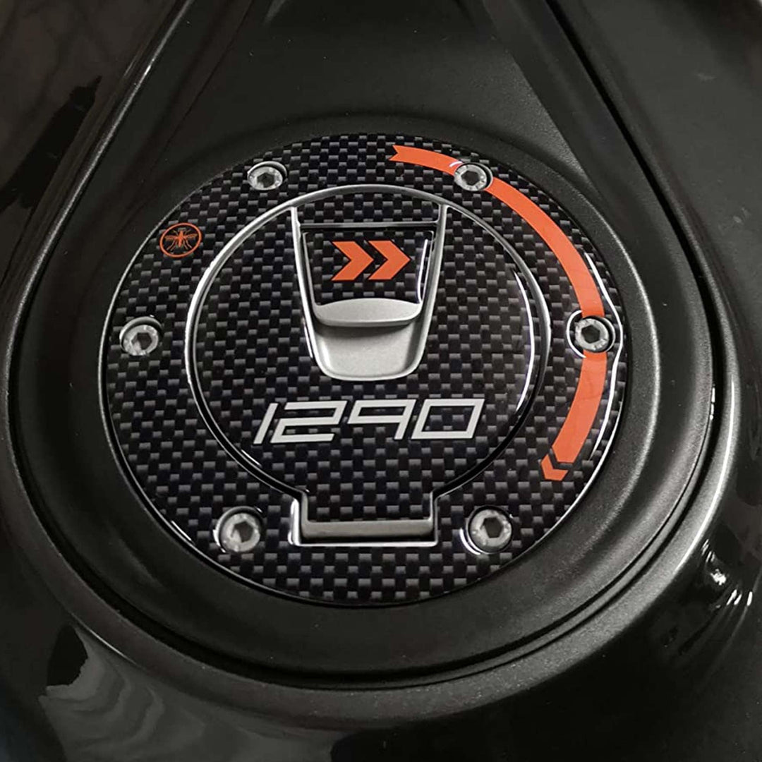 labelbike - 3D Tankdeckel Aufkleber für Motorrad kompatibel KTM 1290 Keyless Electronic