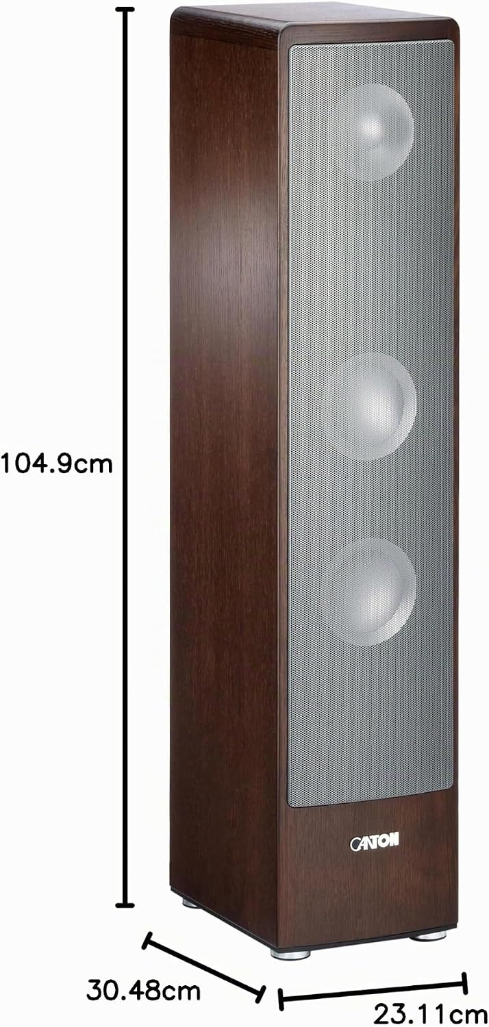 Canton Ergo 690 DC Standlautsprecher (170/320 Watt) wenge-braun (1 Stück) wenge braun, wenge braun
