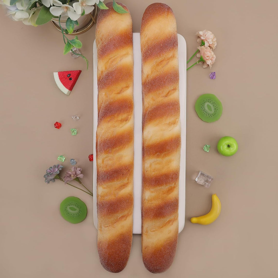 Gresorth 47cm Künstliche Lang Brot Requisite Gefälschte Baguette Simulation Lebensecht Nachspeise fü