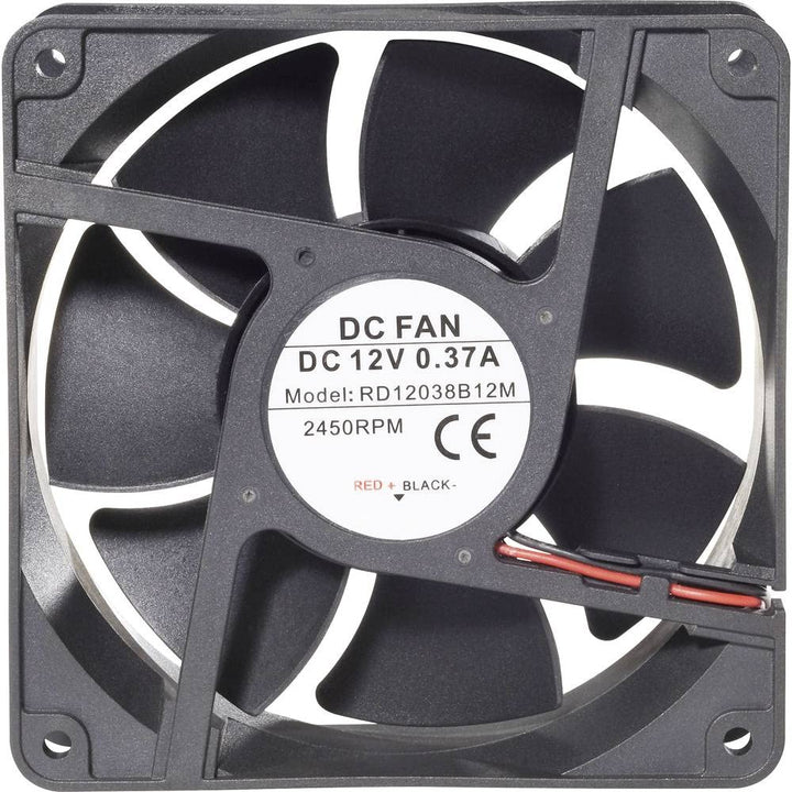 TRU COMPONENTS RD12038B12L Axiallüfter 12 V/DC 142 m³/h (L x B x H) 120 x 120 x 38 mm