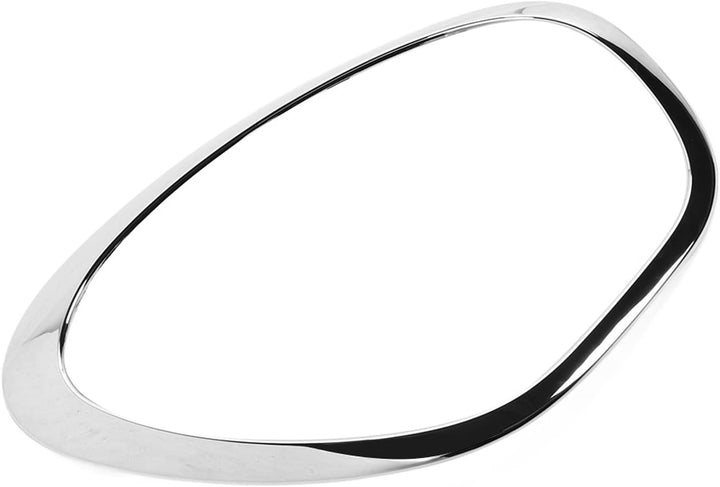 Auto-Scheinwerfer-Ring-Zierleiste, 2 Stück, Scheinwerfer-Ring-Zierblende, ABS-Chrom, Links und Recht