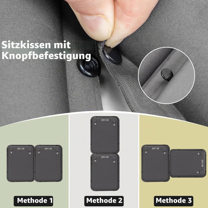 ONTYZZ Sitzkissen Selbstaufblasendes 41 x 33 x 4 cm Camping Sitzmatte Sitz Kissen Outdoor Faltbar Ki