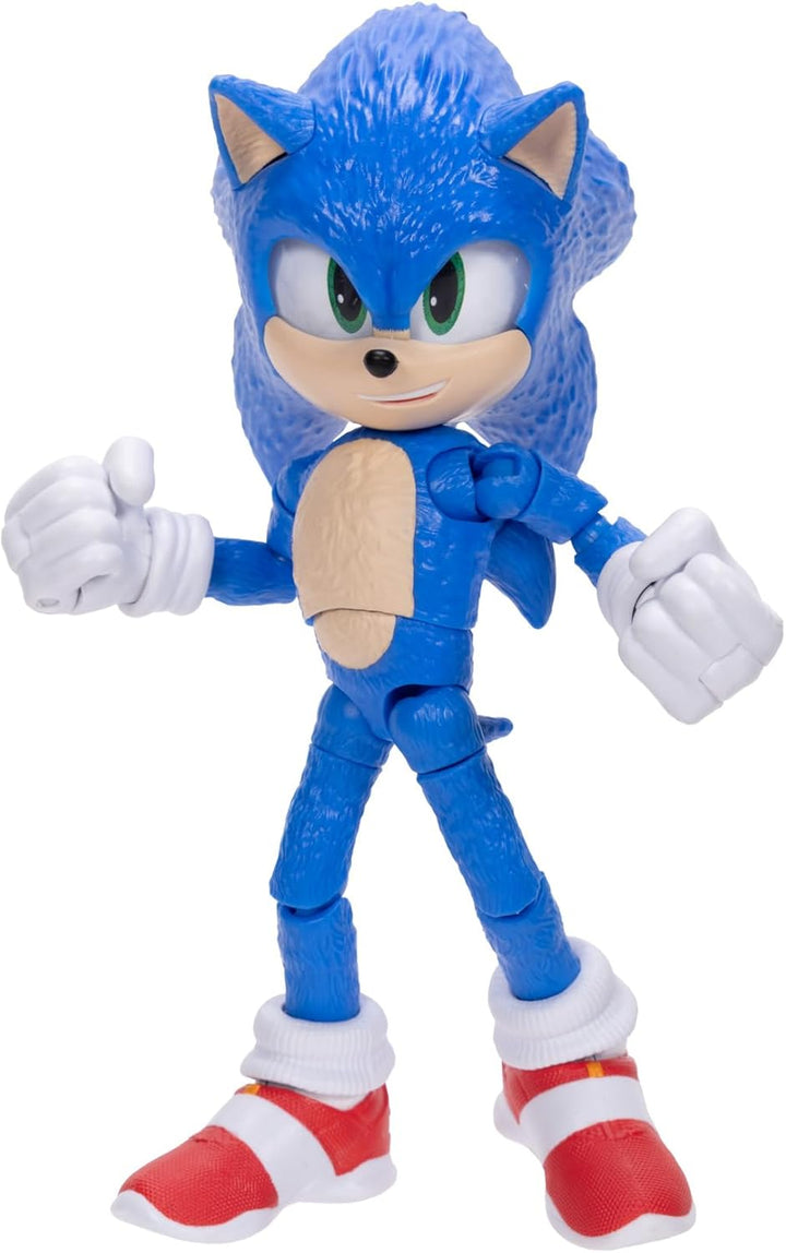 Sonic 423974 3 Movie 12,7 cm The Hedgehog Actionfiguren, Blau, 13cm