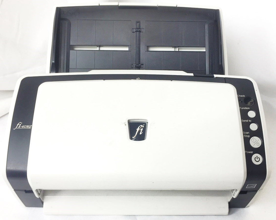 Fujitsu FI-6130Z Flatbed & ADF Scanner, 600 x 600 DPI, A4, Weiss, 210 x 863 mm, 600 x 600 DPI, 24 bi