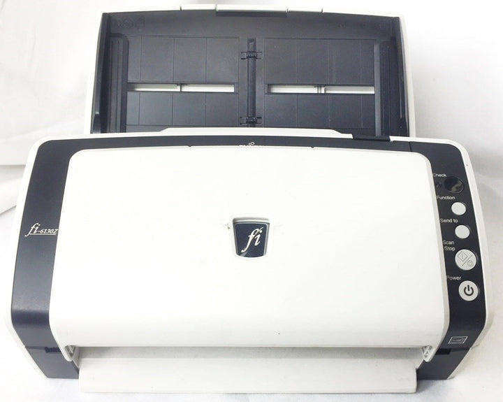 Fujitsu FI-6130Z Flatbed & ADF Scanner, 600 x 600 DPI, A4, Weiss, 210 x 863 mm, 600 x 600 DPI, 24 bi