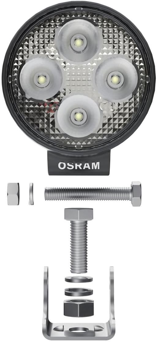 Osram LEDriving ROUND VX80-WD, LED Zusatzscheinwerfer für Nahfeldbeleuchtung, Wide, 1150 Lumen, Lich