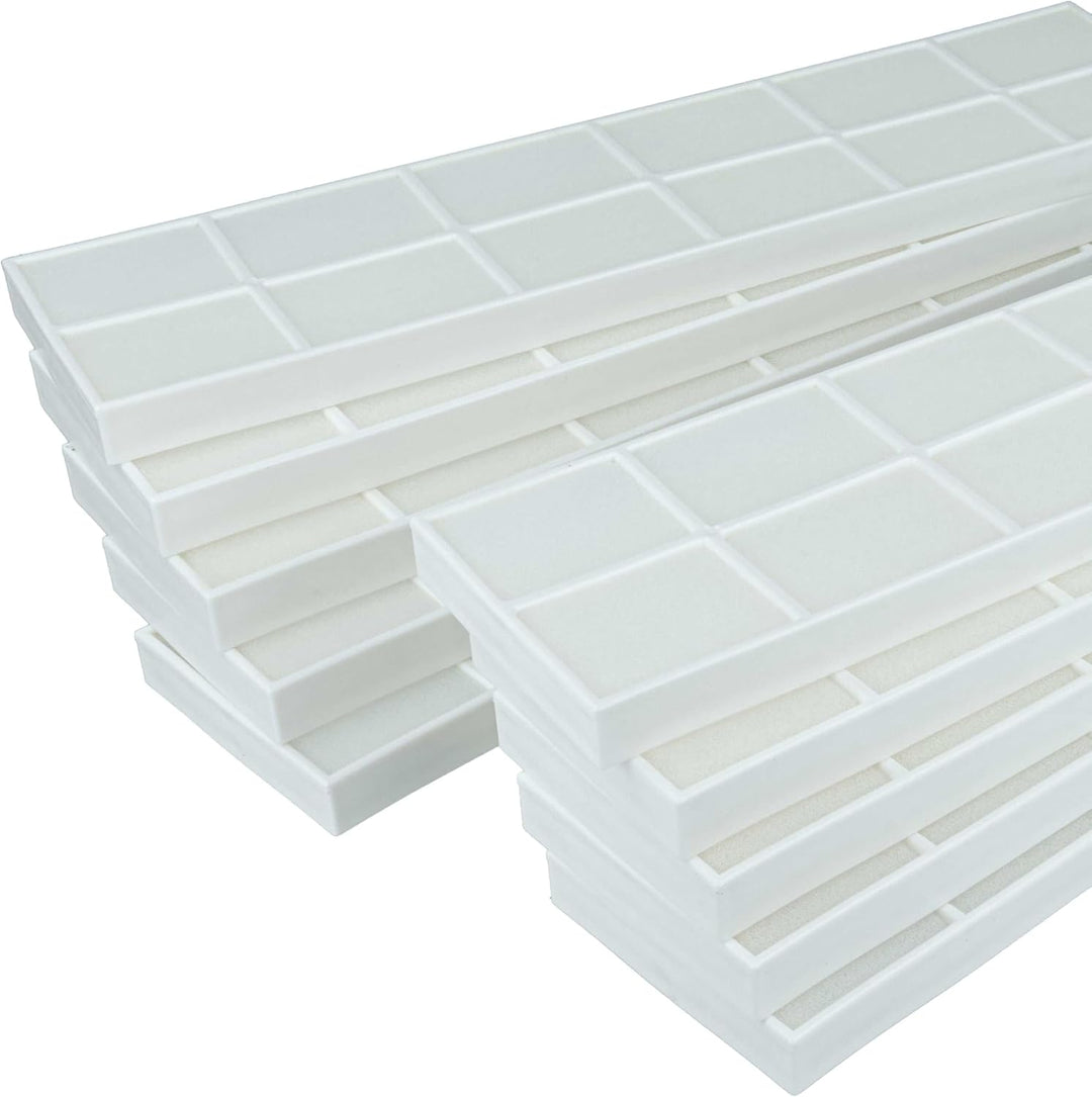 vhbw 20x Luftfilter G3 / ISO Coarse 30% Ersatz für Zehnder 990322100, 990 322 100 für Lüfter, Ventil