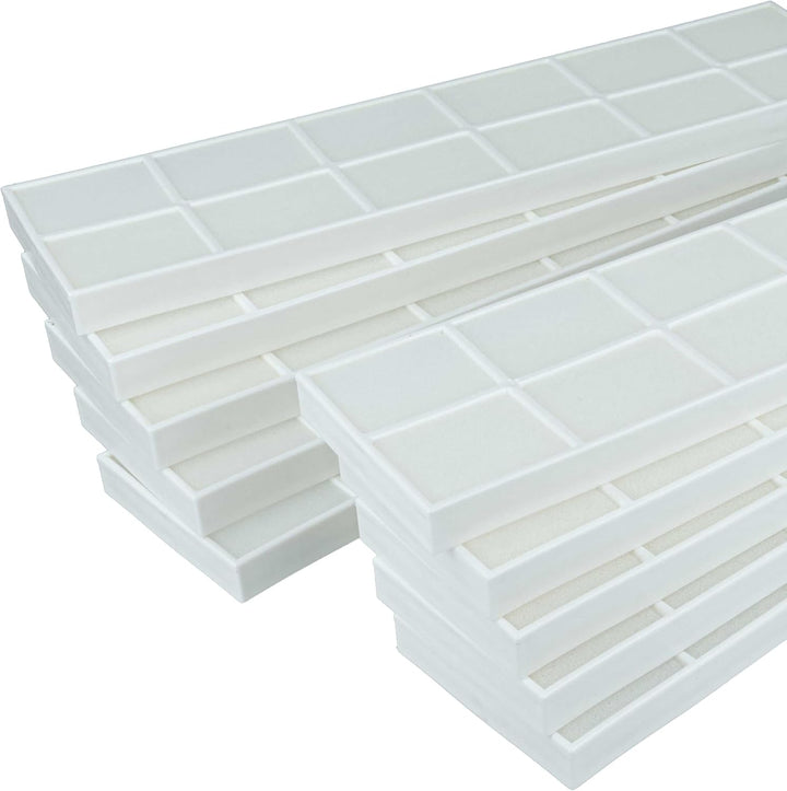 vhbw 20x Luftfilter G3 / ISO Coarse 30% Ersatz für Zehnder 990322100, 990 322 100 für Lüfter, Ventil