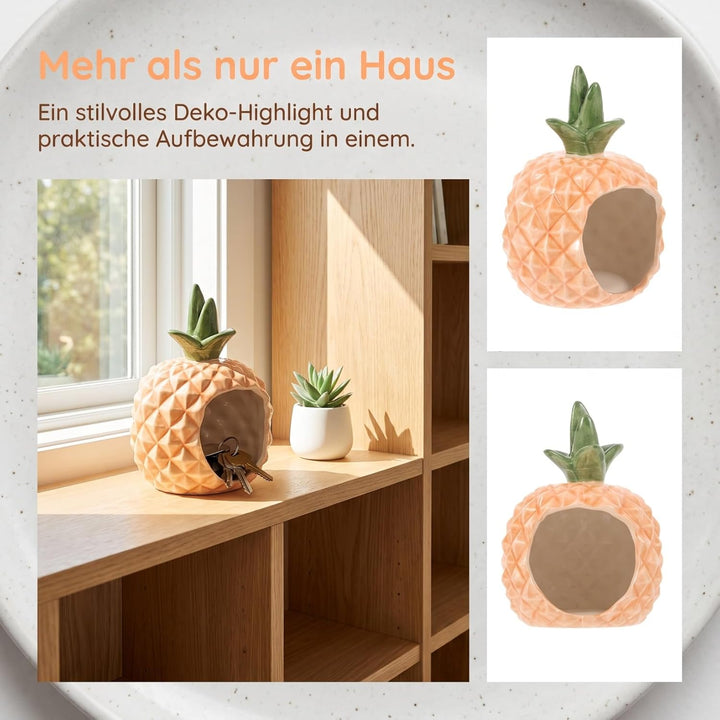 Toyvian Keramik Hamsterhaus, mit Kühlfunktion Gemütliches Versteck Zwerghamster Rennmäuse Chinchilla