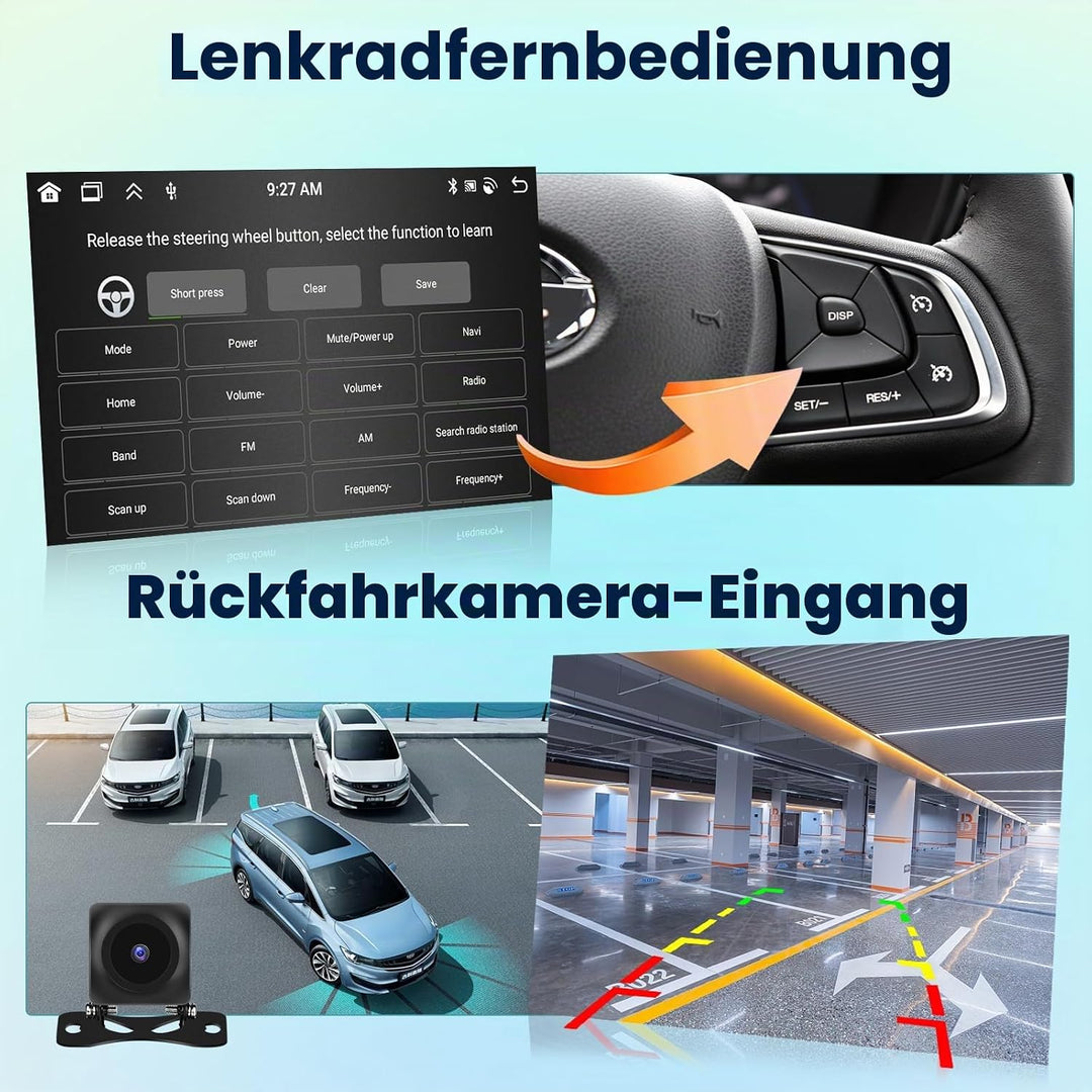 [8Core 6G+128G] Inefala Android 15 Autoradio für VW Golf Passat Tiguan Polo Caddy Touran Seat mit Wi