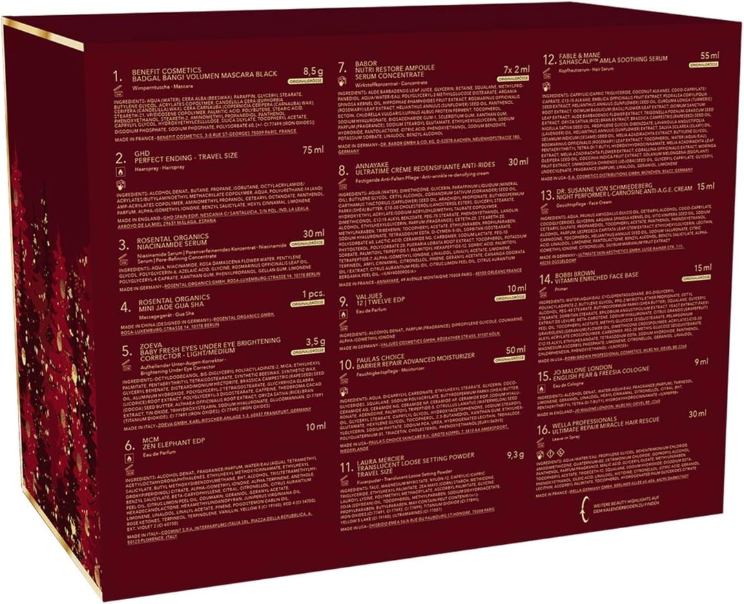 Douglas Adventskalender 2025 Frauen, Luxury PFLEGE MAKE-UP DUFT Advent Kalender, Anti-Aging Pflege,