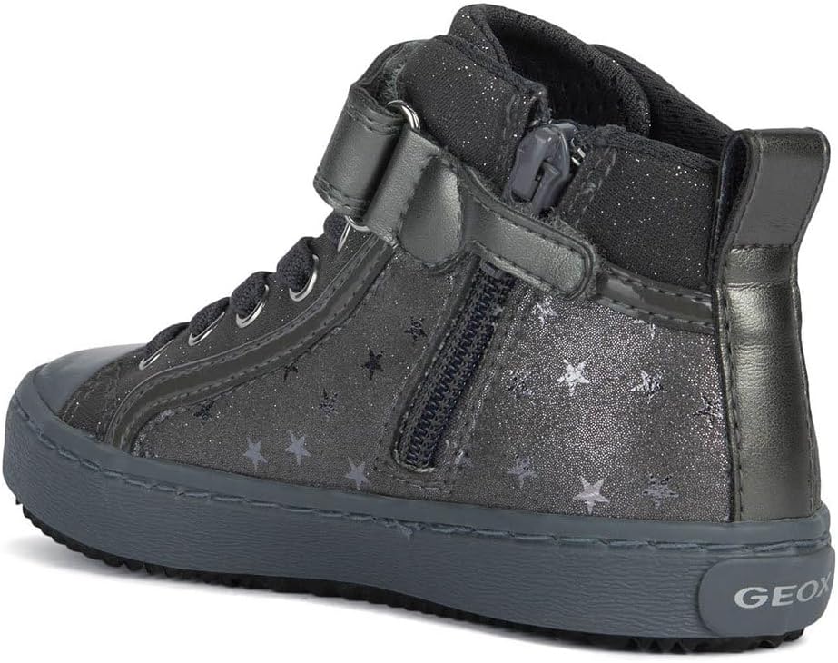 Geox Mädchen J Kalispera Girl I Sneakers 33 EU Grau, 33 EU Grau