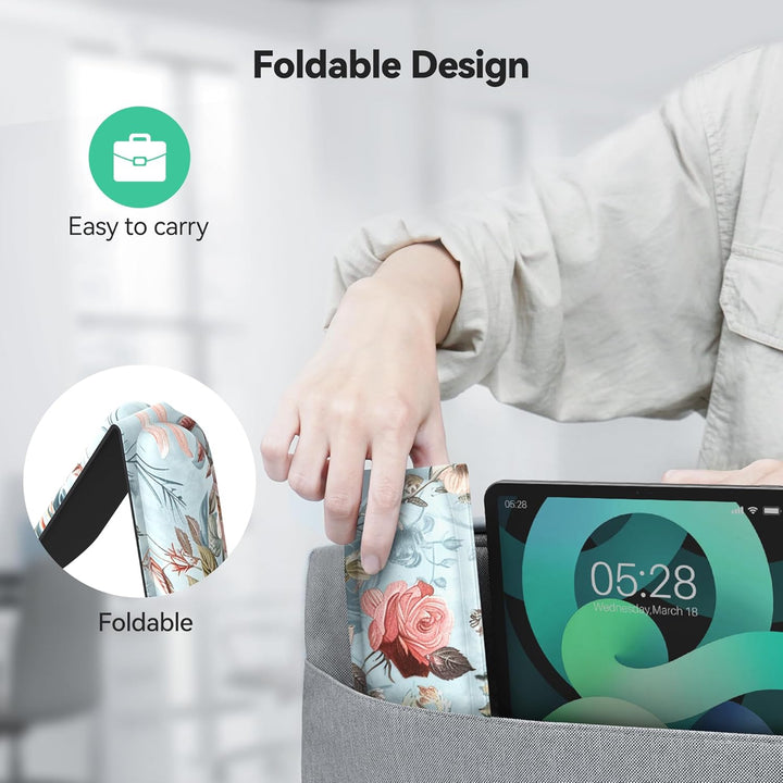 TECKNET Mauspad mit Handauflage, Mousepad und Tastatur Handgelenkauflage Set aus ergonomischem Gedäc