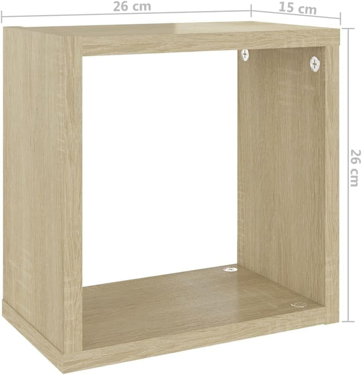 vidaXL 4X Würfelregal Wandregal Hängeregal Cube Lounge CD Regal Dekoregal Bücherregal Schweberegal W