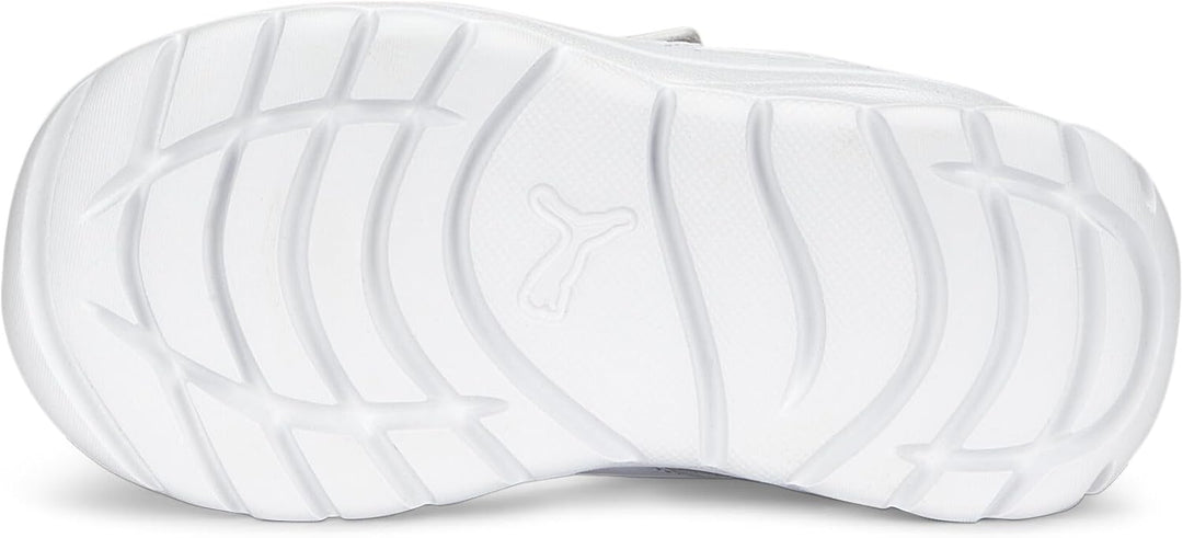 PUMA Unisex Baby Evolve Run Mesh Ac+ Inf Sneaker 20 EU Cool Light Gray Puma White Glowing Pink, 20 E
