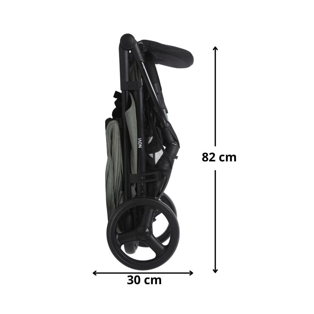 Novi Baby® Grande Go Buggy, buggy von Geburt bis 22 kg, Zusammenklappen mit einer Hand, Liegepositio
