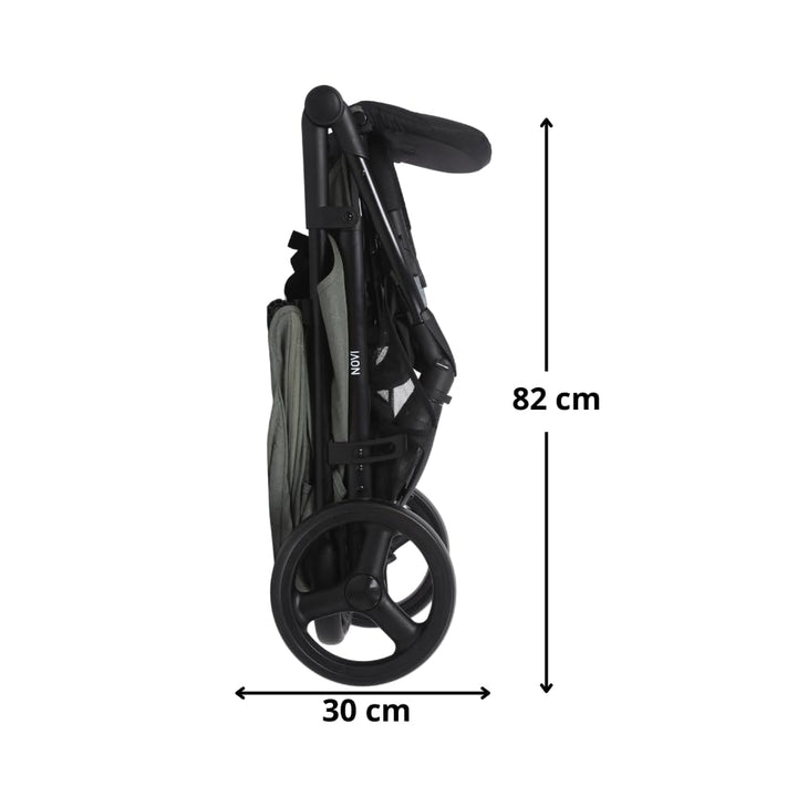 Novi Baby® Grande Go Buggy, buggy von Geburt bis 22 kg, Zusammenklappen mit einer Hand, Liegepositio