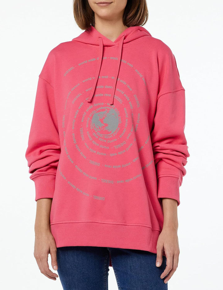 Diesel Damen F-maxinne-Hood Sweatshirt mit Rundhalsausschnitt XS 3cx-0jfav, XS 3cx-0jfav
