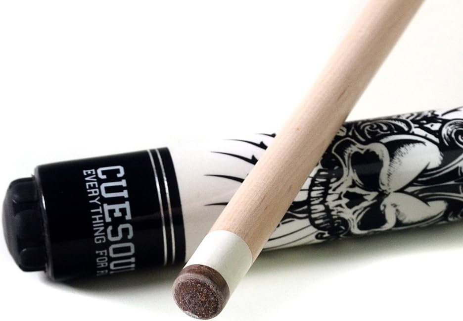 CUESOUL Rockin Series 57"21 Unzen Maple-Pool Queue Set mit Gewindeschoner/Wellenschutz und Cue Handt
