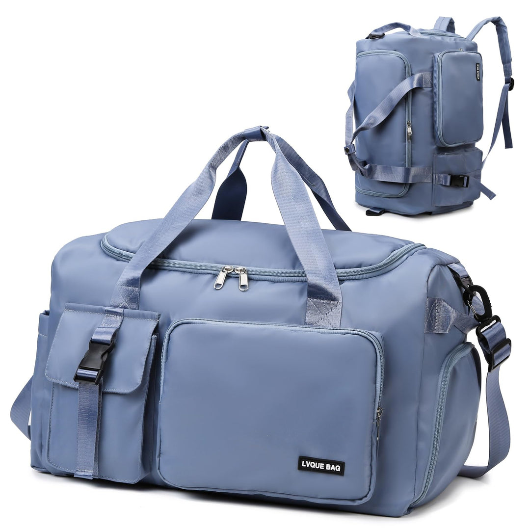 Suweir Sporttasche Damen Herren 42L Reisetasche mit Schuhfach Nassfach Wasserdicht Trainingstasche T