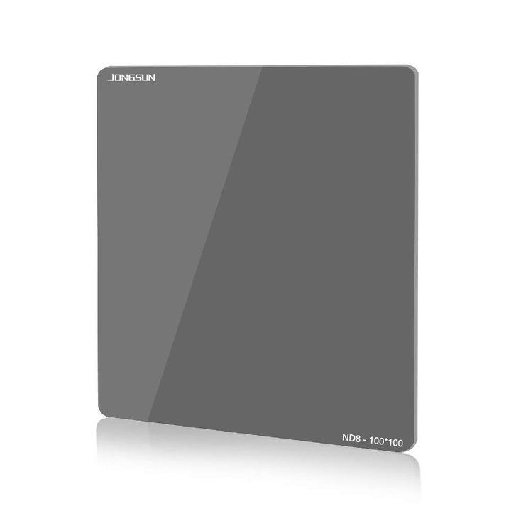 JONGSUN S-PRO 100x100mm Rechteckfilter Quadratische ND Filter, ND8 (0.9) 3-Stop, Square Grauer ND8 N