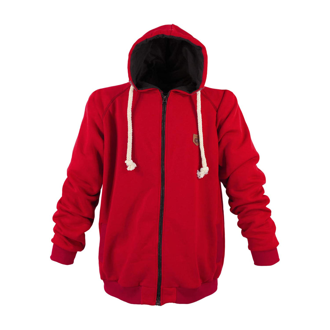 Lavecchia Herren Hoodie Sweatshirtjacke LV-2021 in 3 Farben 3XL - 8XL Übergrösse 3XL Rot, 3XL Rot