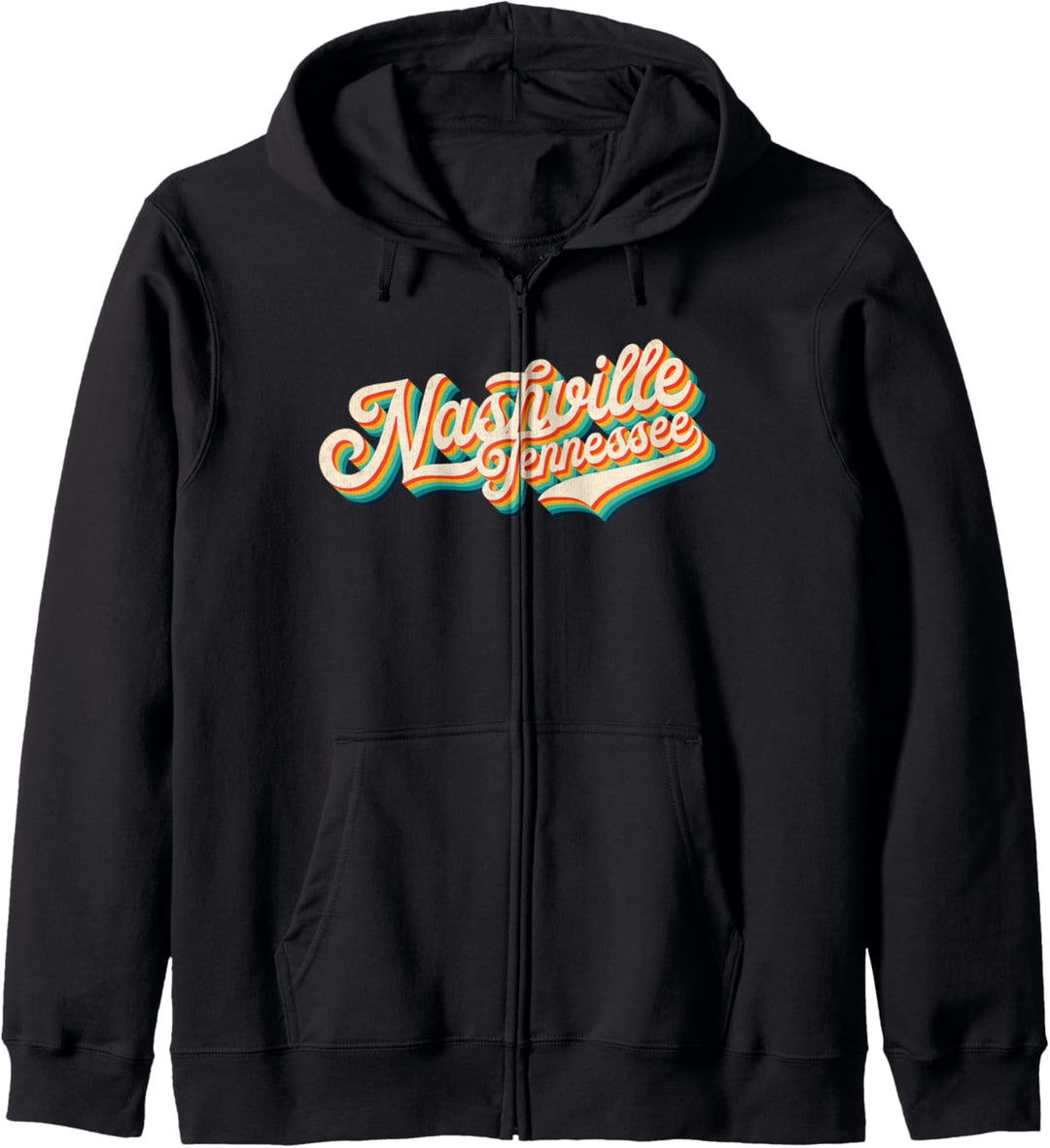 70s Vintage Retro Nashville Tennessee Throwback Gift Kapuzenjacke