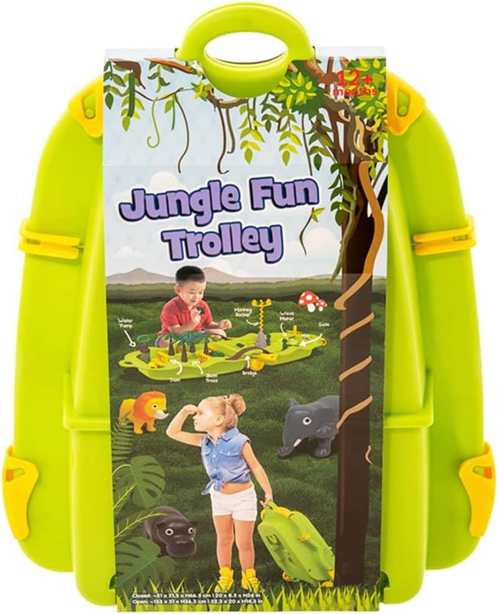 INLIFE Wasserspiel-Koffer Jungle 51x21,5x66,5 cm Polypropylen,4,11 KG,94211