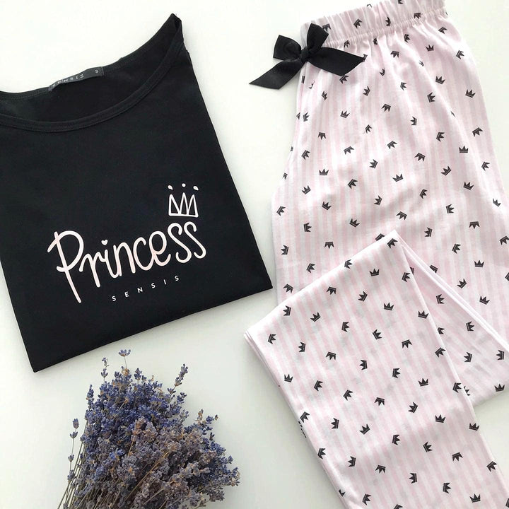 S&amp; SENSIS modischer Baumwoll-Pyjama (Made in EU) Shorty Schlafanzug Hausanzug aus lässigem Shirt und
