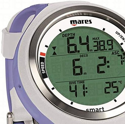 Mares Dive Computer Smart Tauchcomputer One Size Weiss/Violett, One Size Weiss/Violett