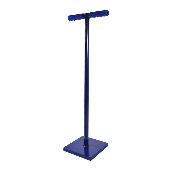 HELO Erdstampfer Betonstampfer aus Stahl 12 kg mit 2-Hand T-Griff, Handstampfer zum Verdichten mit 2