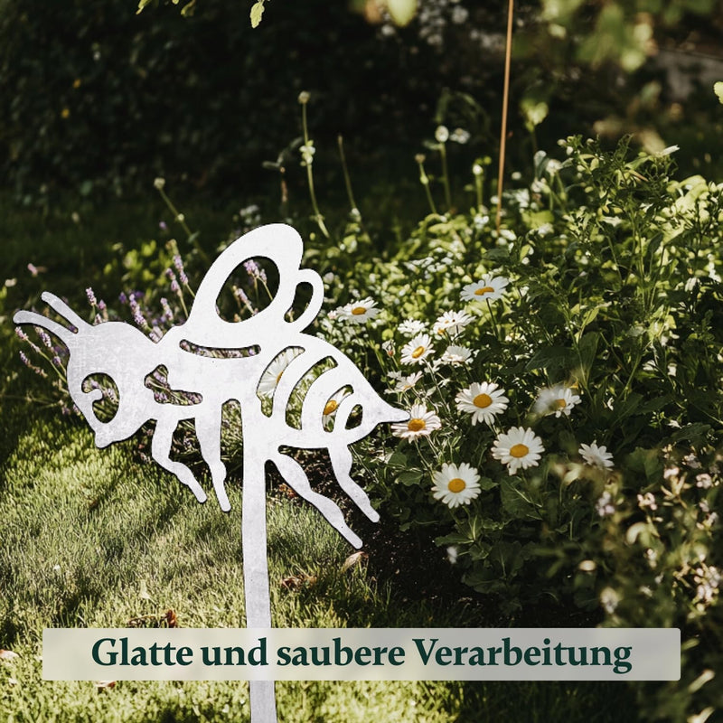 VERDOBA Erdmännchen Gartendeko Rost - Erdmännchen Figuren Set in Rostoptik - Gartenstecker Rost - Ga
