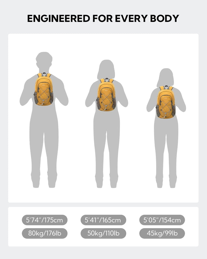 WATERFLY Rucksack Klein Wanderrucksack 12L: Leicht Tagesrucksack Mini Sport Backpack Outdoor Daypack