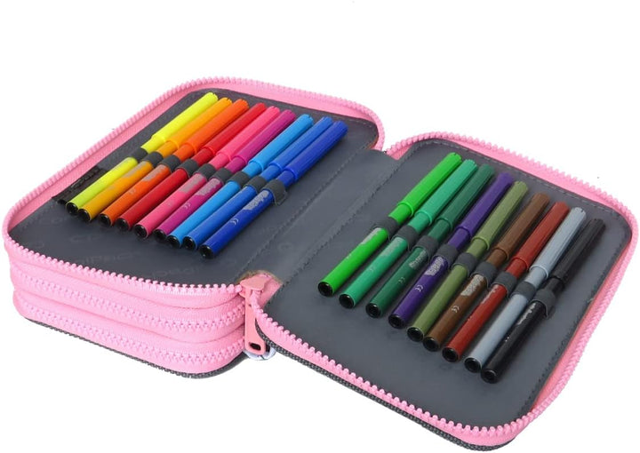 CoolPack XXL Federtasche Federmappe 3-Fach Schulstiftetui, dreifaches Federmäppchen, Federmäppchen f