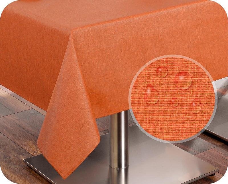 BEAUTEX Tischdecke Tischläufer Leinen Struktur, abwischbar schmutzabweisend, Baumwolle, Farbe und Gr