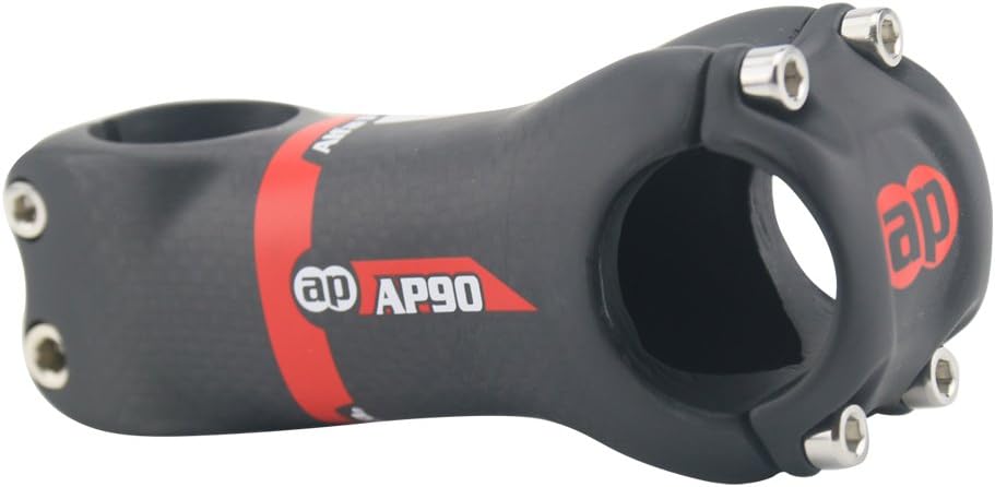 Alfa Pasca Fahrrad Vorbau Carbon Rennrad MTB Kein Logo +-6/17 Grad 3K Glänzend/Matt 31.8 * 70/80/90/