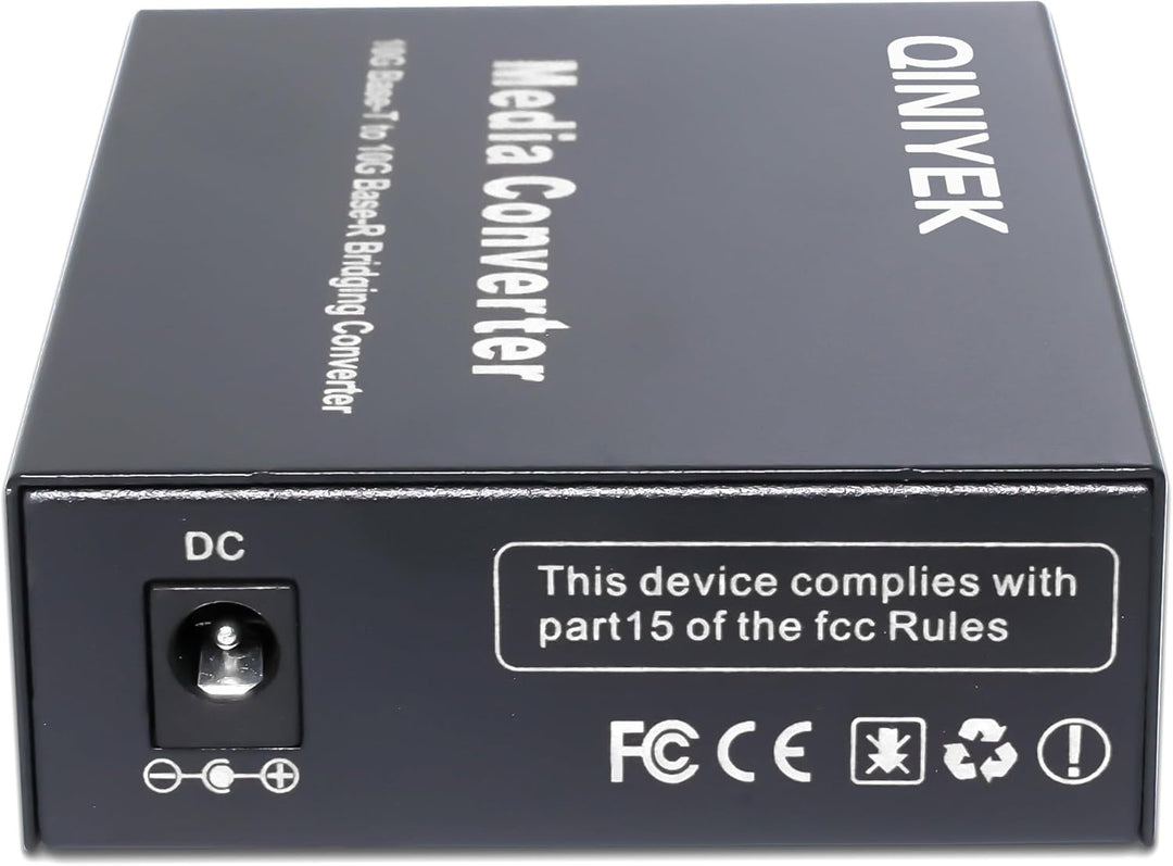 10G Multi-Gigabit SFP-Medienkonverter, 2-Port 10G Ethernet-Medienkonverter, 1x 100M/1G/2,5G/5G/10GBa
