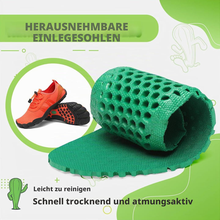 SAGUARO Unisex Barfuss Badeschuhe Wasserschuhe Schnell Trocknend Dicke Sohle rutschfest Atmungsaktiv