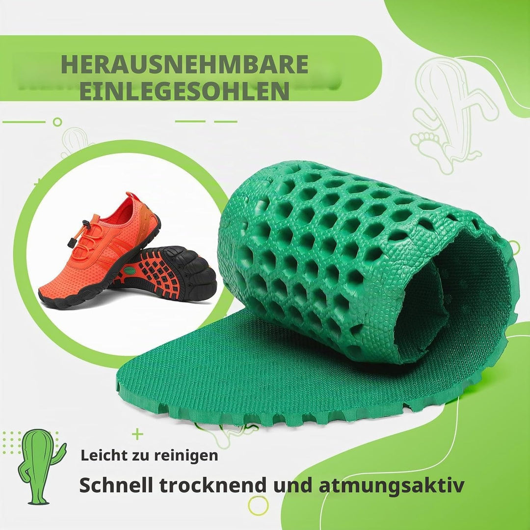 SAGUARO Unisex Barfuss Badeschuhe Wasserschuhe Schnell Trocknend Dicke Sohle rutschfest Atmungsaktiv
