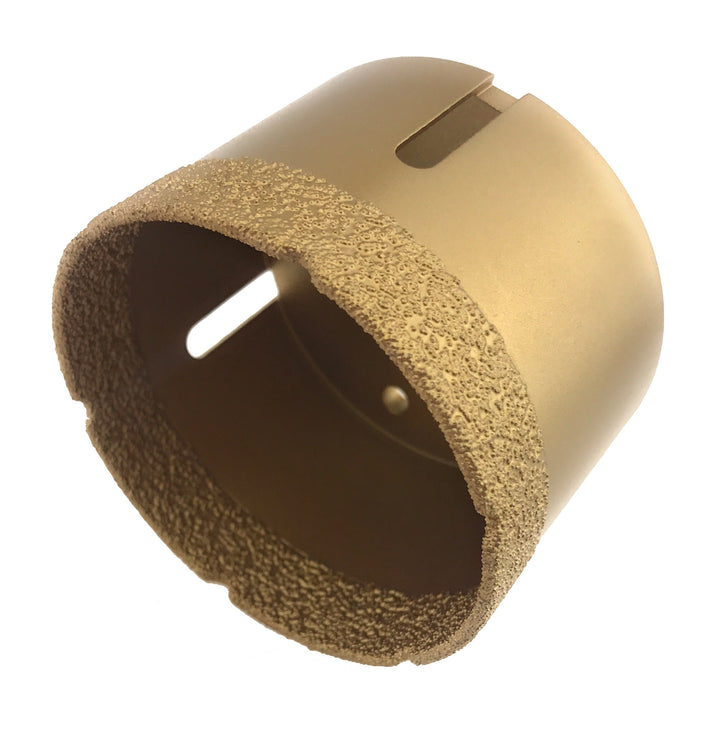 PRODIAMANT Profi Fliesenbohrer Fliese 82 mm x M14 Diamantbohrer Winkelschleifer für trockenbohren in