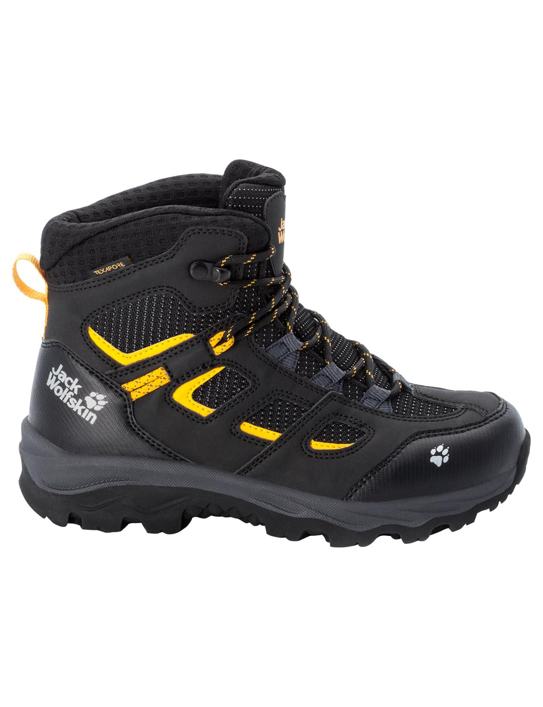 Vojo Texapore Mid K, , 28 EU Black Burly Yellow, 28 EU Black Burly Yellow