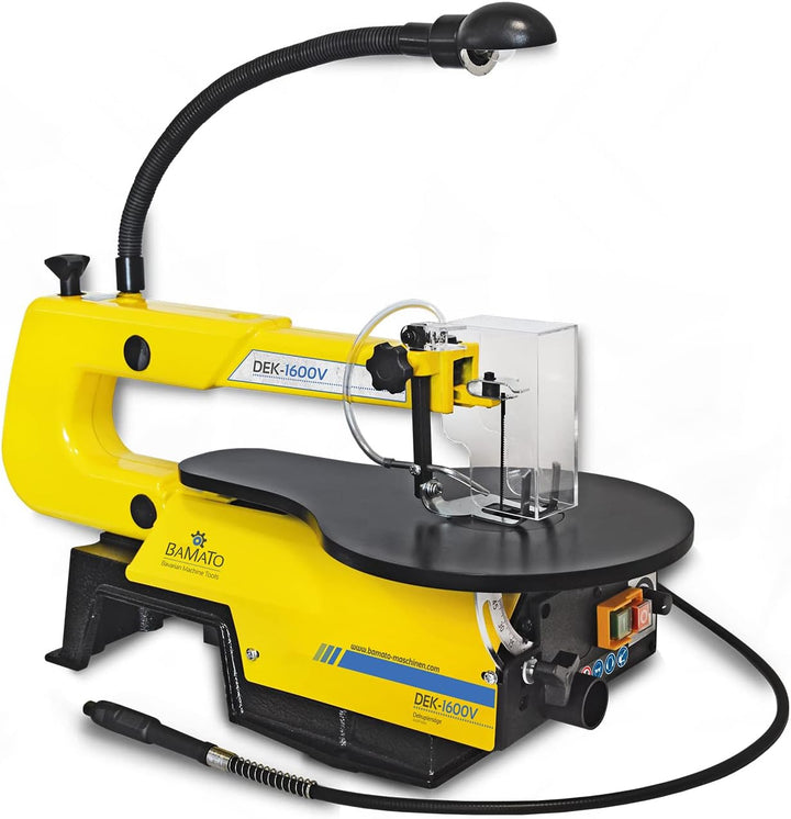 BAMATO DEK-1600V_SET2 | Dekupiersäge inkl. 10 Sägeblätter und 103 tlg. Werkzeug-Set