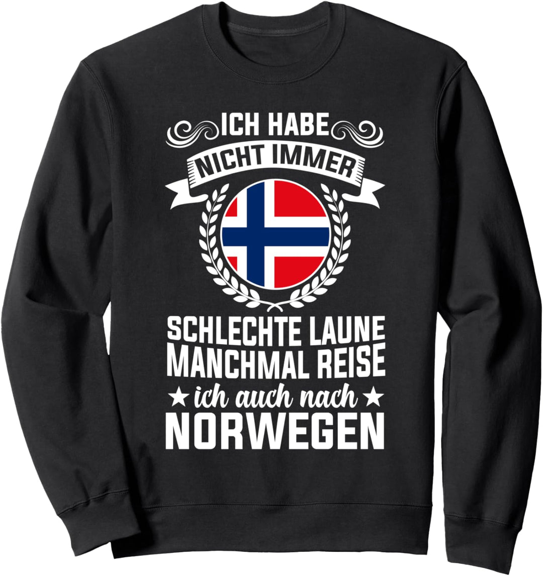 Norwegen Wikinger Skandinavien Norwegische Flagge Sweatshirt